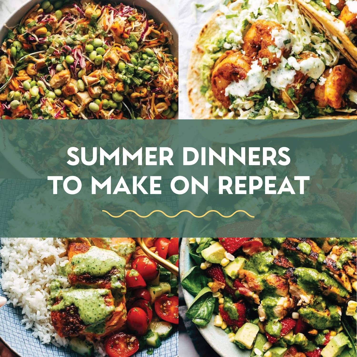 35 Easy Summer Dinner Recipes Using Fresh Seasonal Produce