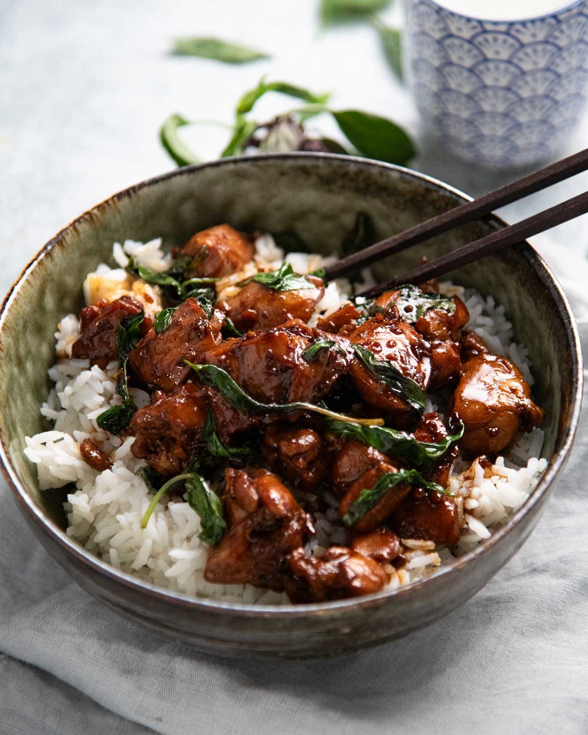 Taiwanese Three Cup Chicken (San Bei Ji)